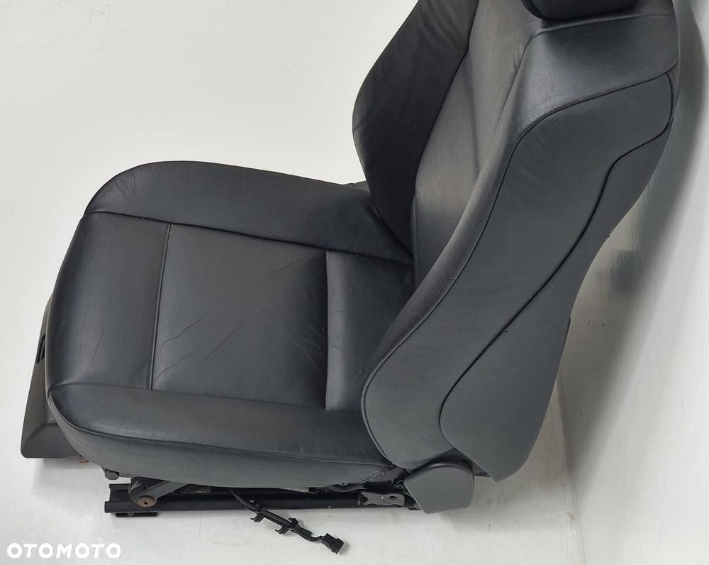 FOTEL PRAWY PRZÓD PRZEDNI PASAŻERA SKÓRA GRZANY BMW 3 E46 CABRIO EUROPA - 4