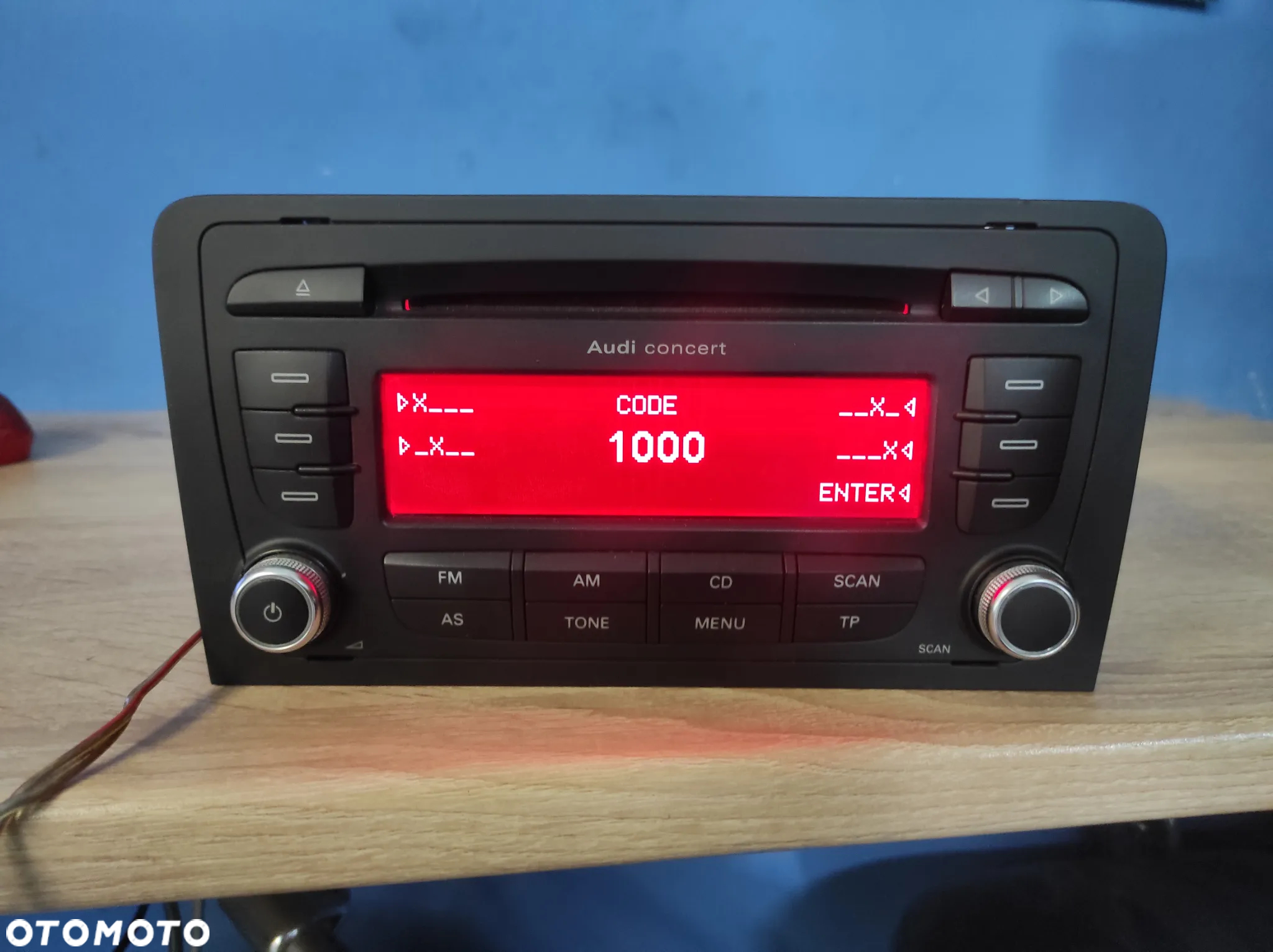 RADIO AUDI CONCERT AUDI A3 8P LIFT 2DIN 8P0035186P  WYSYŁKA !!!! - 2