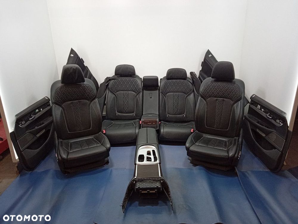 BMW 7 G12 LONG FOTELE KANAPA BOCZKI NAPPA EXCLUSIVE NASW - 1