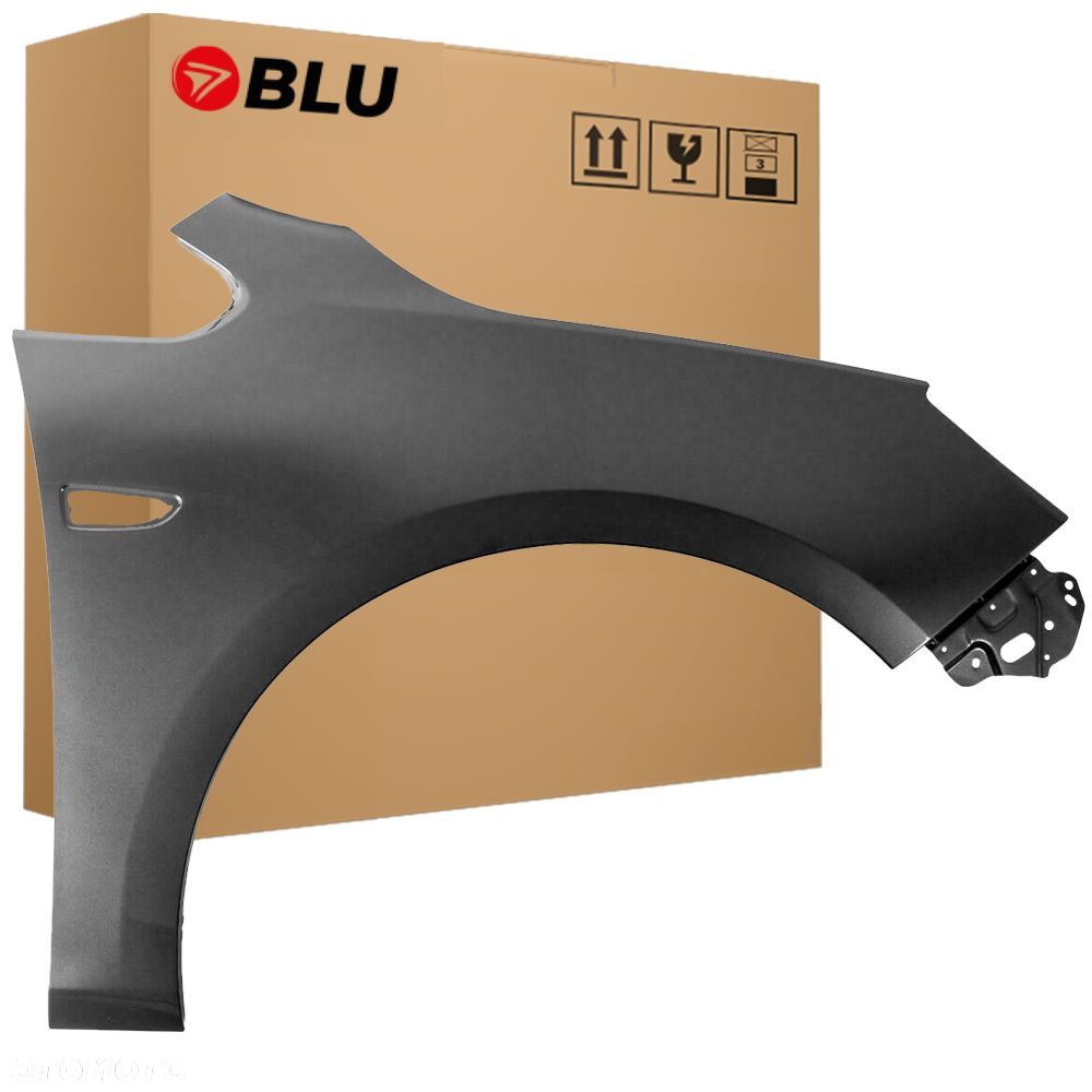 BLU Błotnik OPEL ASTRA J 4 IV Z177 prawy szary 09-19 przód CarbonGrau - 1