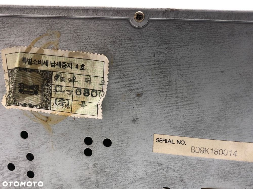 RADIO  SSANGYONG CHAIRMAN (HT_) 1997 - 2022 3.2 165 kW [225 KM] benzyna 2011 - 2022 89100-11751 - 10