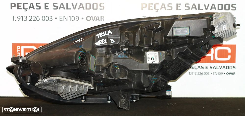 ÓPTICA DIREITA TESLA MODEL 3 - 3