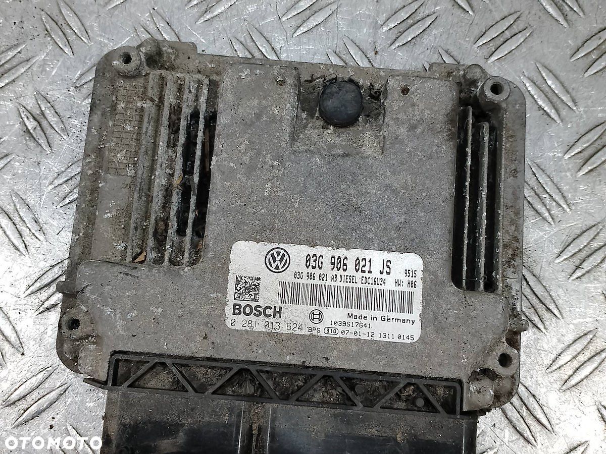 KOMPUTER, STEROWNIK SEAT LEON II 03G906021JS 0281013624 1.9 TDI - 1