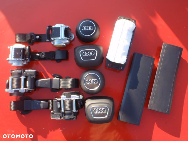 AUDI TT 8S R8 RS AIRBAG PODUSZKA POWIETRZNA KIEROWCY SKÓRA SKÓRZANA oryginalna NOWA NEW NEU NEV Raz2 - 3