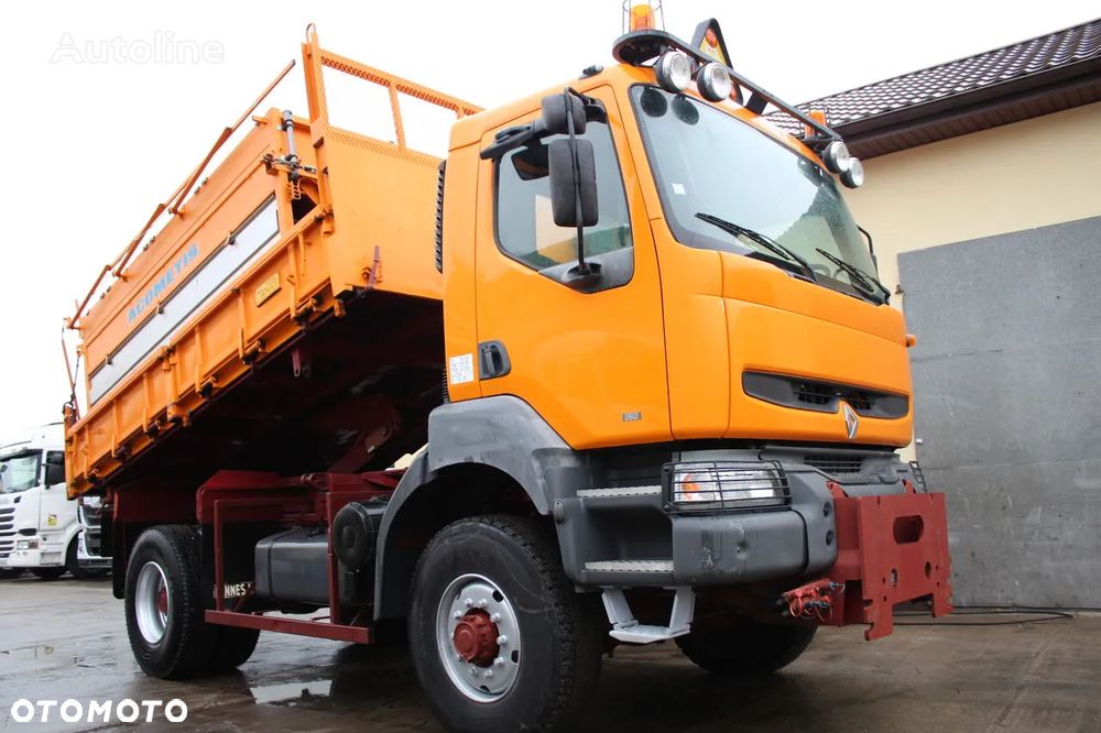 Renault KERAX 260 4x4 Bordmatic + solarka piaskarka 6m3 acometis - 11