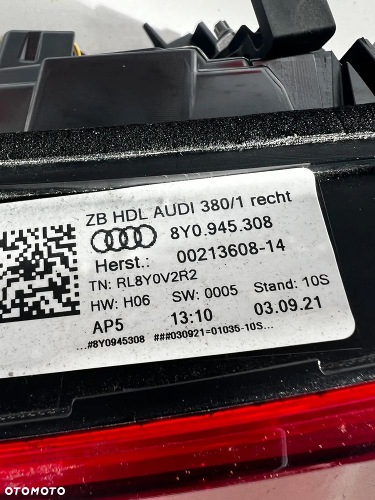 AUDI A3 S3 8Y LAMPA LAMPY TYŁ LEWA PRAWA LED KOMPLET MATRIX 8Y0945207 8Y0945307 8Y0945208 8Y0945308 - 10