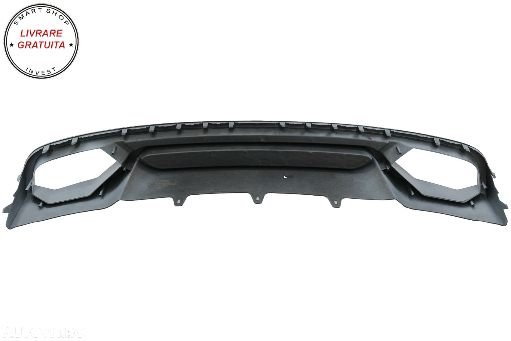 Difuzor Bara Spate si Ornamente Evacuare Audi A4 B8 Facelift (2012-2015)- livrare gratuita - 4
