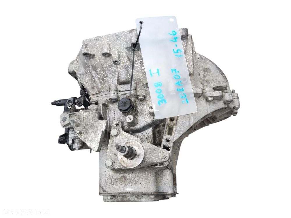 SKRZYNIA BIEGÓW MANUALNA PEUGEOT 3008 I LIFT 1.6 E-HDI 2013-2016 20EA07 - 1