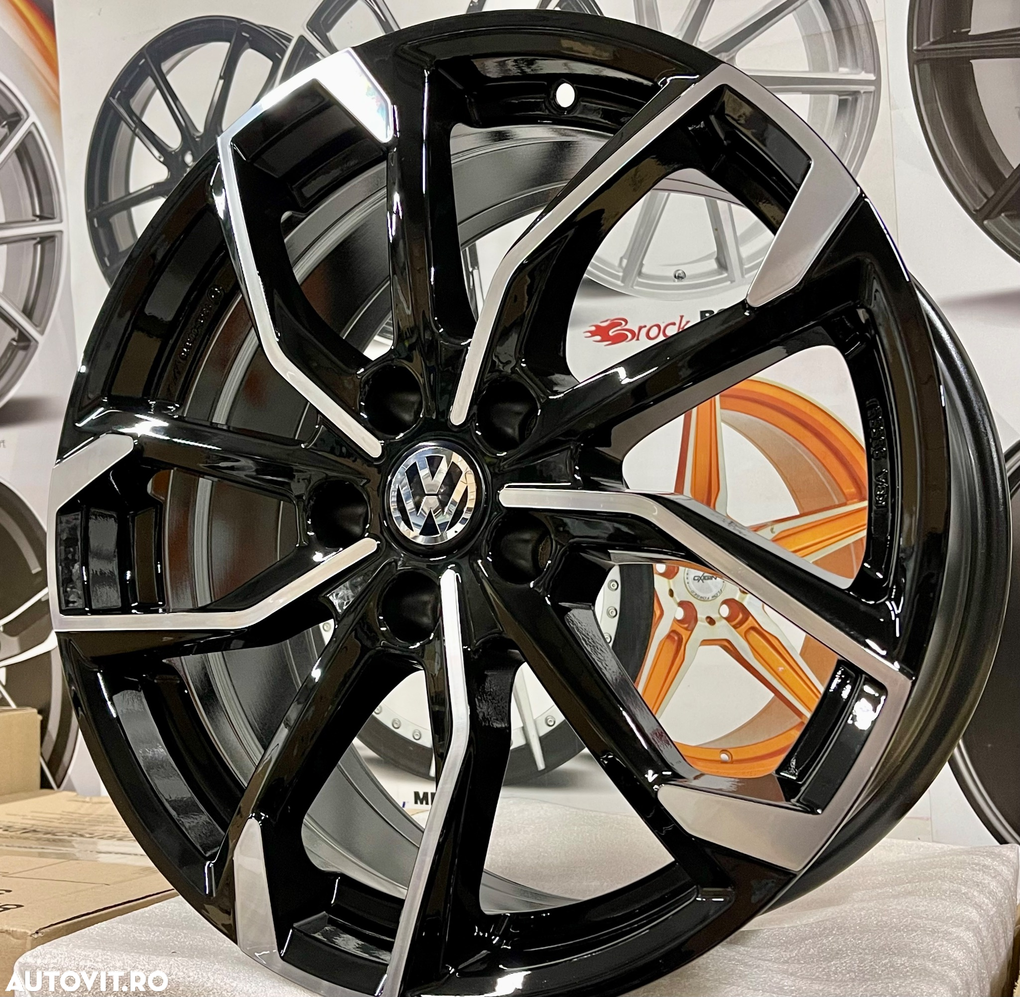Jante Vw Passat, Arteon, Scirocco, Tiguan, Sharan, Golf 7,8, noi, 18 inch - 4