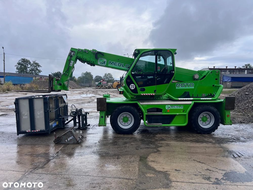 Merlo ROTO 40.18S 3500MTH CERTYFIKAT CE ZESTAW KOSZ WIDŁY PILOT DŹWIG - 24