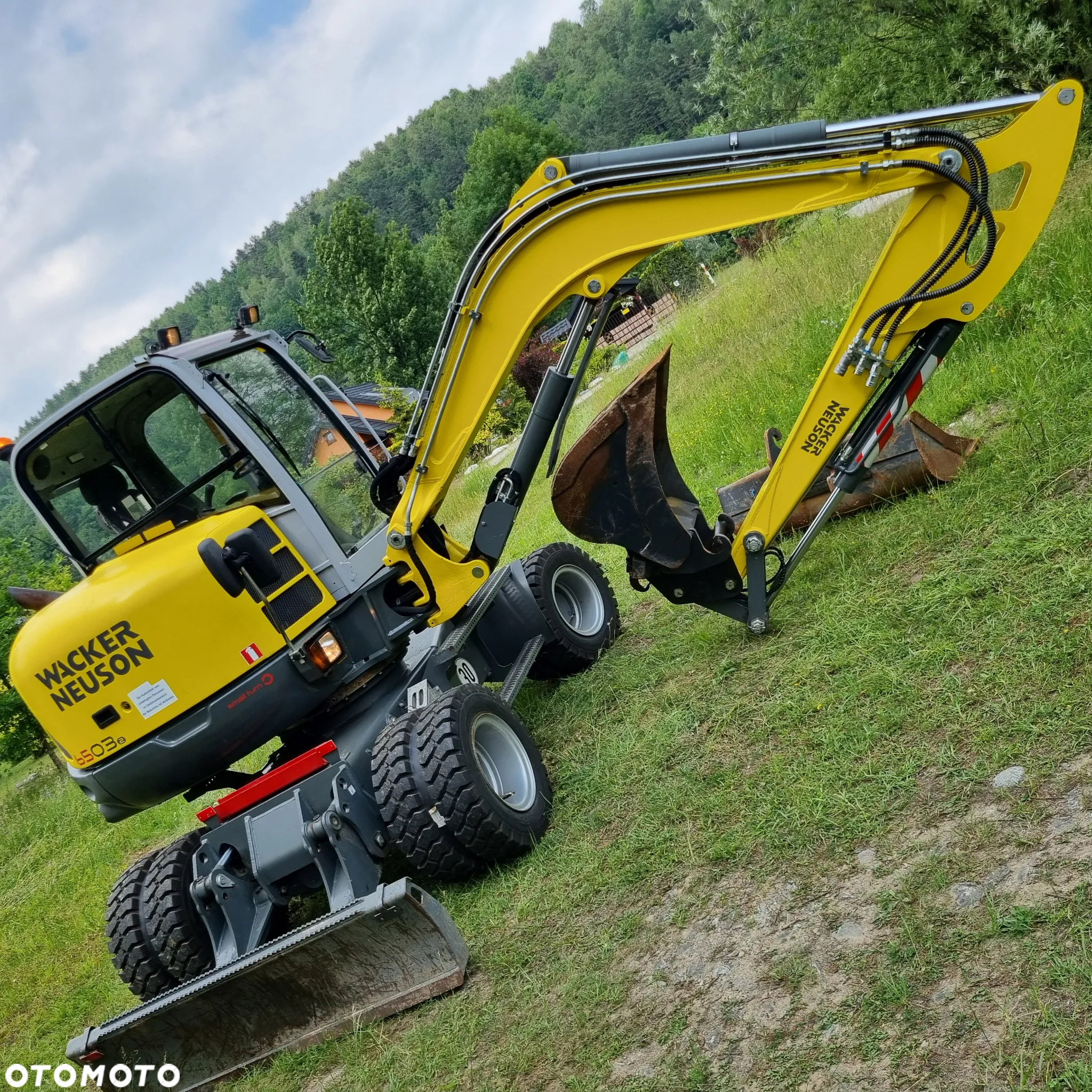 Wacker Neuson 6503-2 wersja7 Koparka kołowa 6,5t Nowe opony tylko 640h jak z Salonu 2015r import Norwegi! - 25