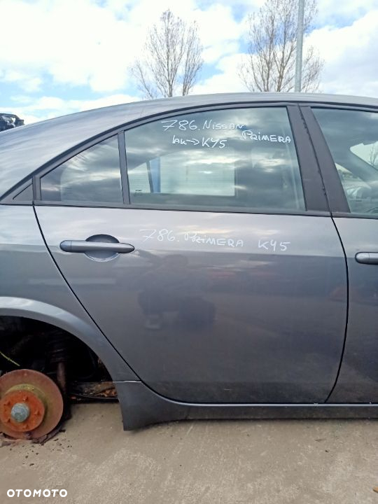 Drzwi Prawe Tylne Prawy Tył Nissan Primera KY5 P12 Sedan - 2