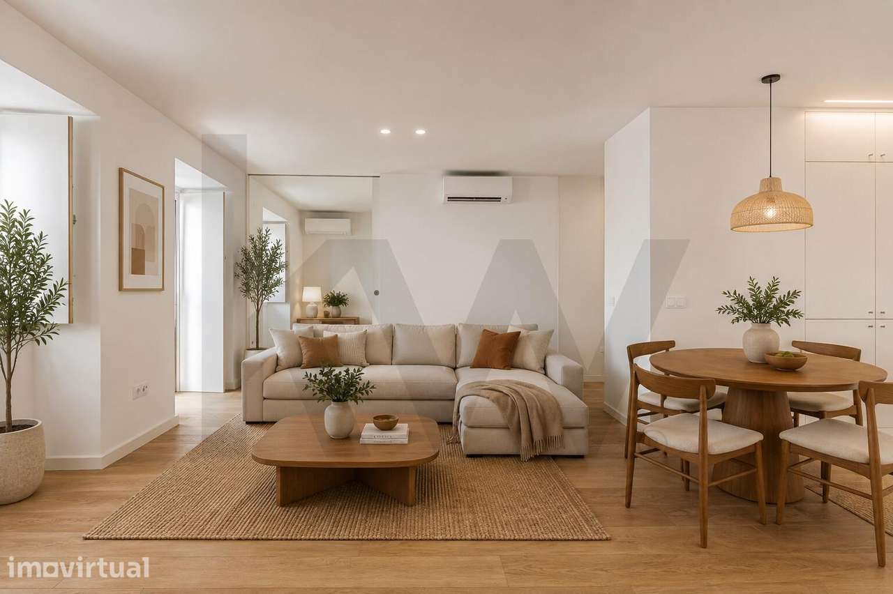 Fantástico Apartamento T1, Luminoso e com Varandim no Coração de Lisbo - Grande imagem: 4/36