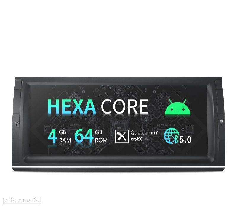 AUTO RADIO GPS ANDROID 12 10.25" PARA BMW X5 E53 99-06 - 1