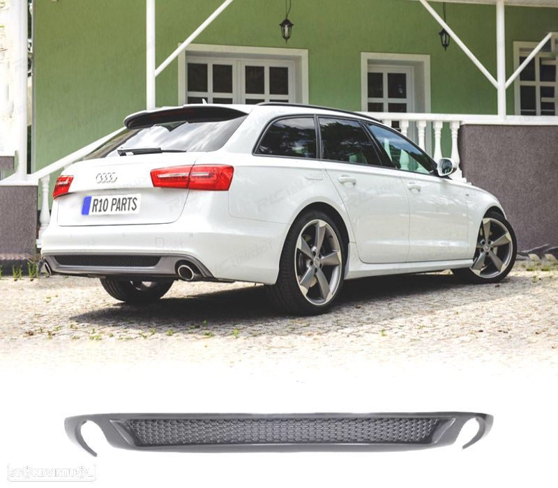 DIFUSOR AUDI A6 AVANT 4G C7 11-14 LOOK RS - 1
