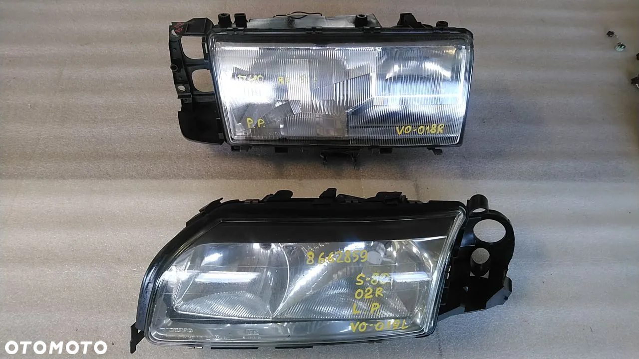 REFLEKTORY LEWE PRAWE VOLVO XENON HALOGENY MIGACZE - 31