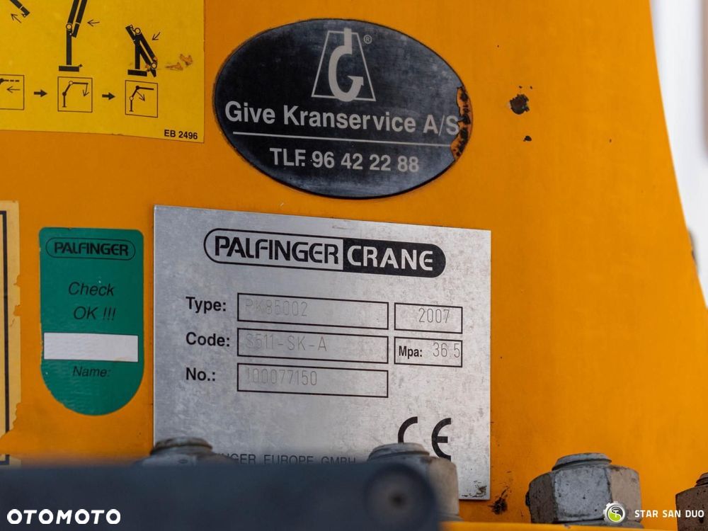 Scania R500 8x2 PALFINGER PK 85002 Fly Jib Wciągarka HDS Żuraw Crane - 18
