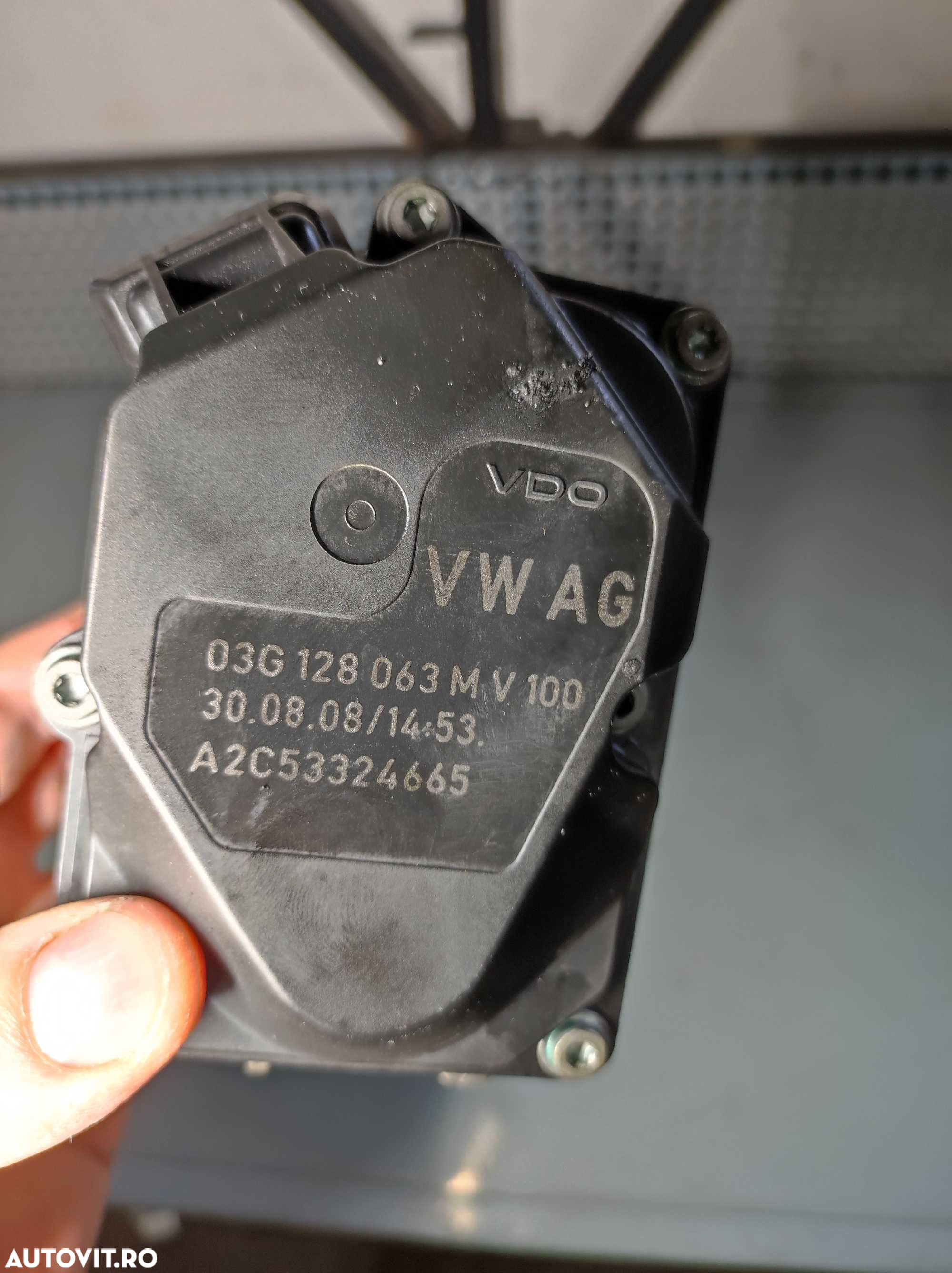 Clapeta acceleratie volkswagen vw golf 5 1.9 BLS cod 03g128063M - 5
