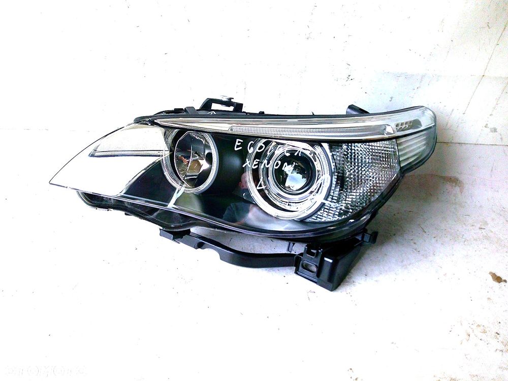 bmw 5 e60 e61 lampa przód lewa przednia ksenon xenon - 1