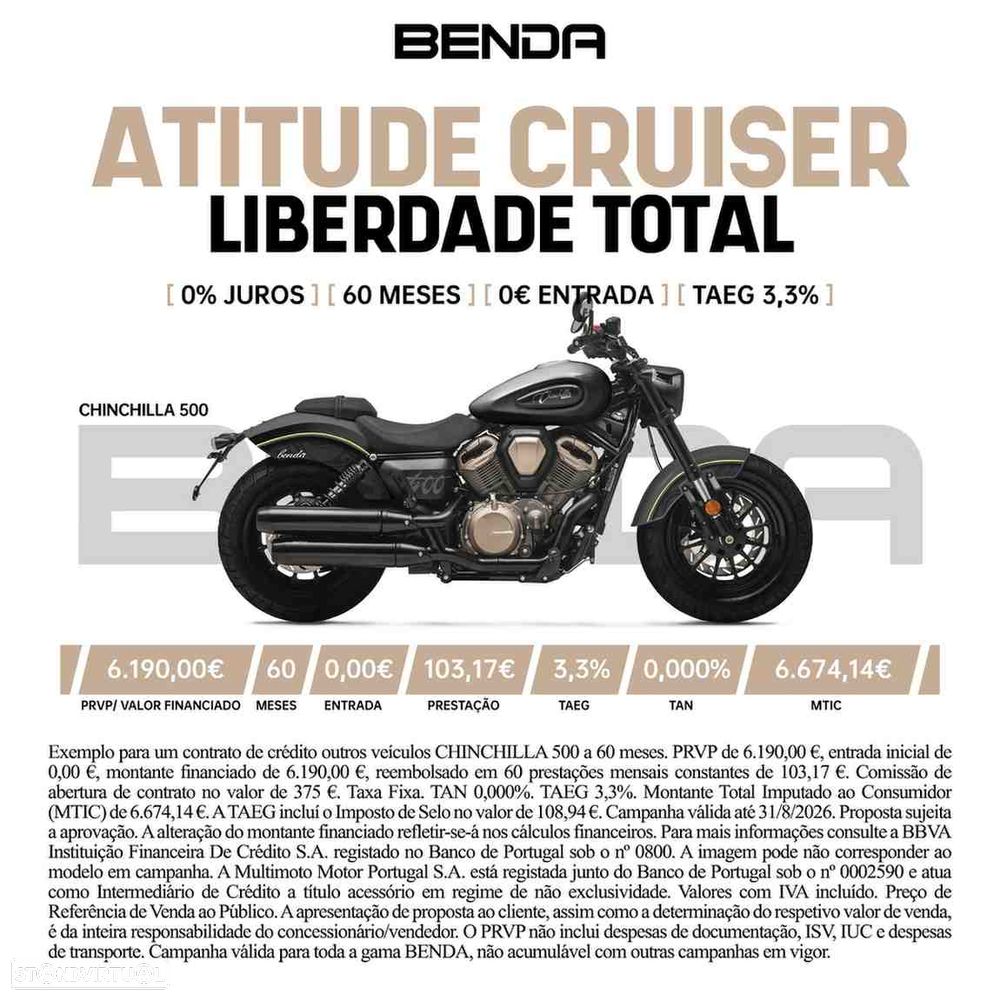 Benda Chinchilla 500 (FINANCIAMENTO 0% JUROS) - 1