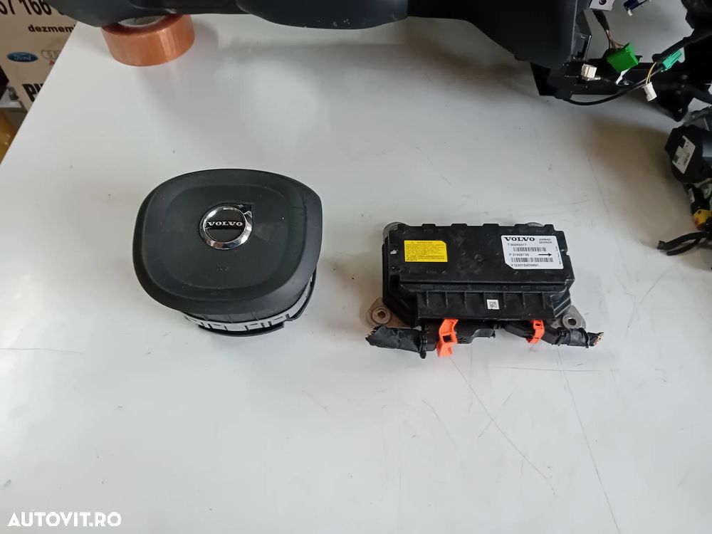 Plansa Bord Kit Airbag Complet Volvo S90 V90 2016-2020 Impecabile - 5