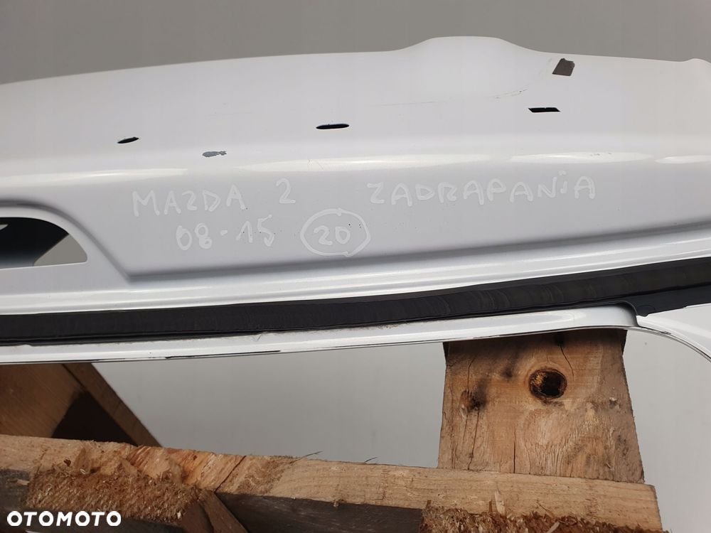 TYLNA KLAPA Mazda2 Mazda 2 III DE 2007-2014 tylnia tył bagażnika biała - 9