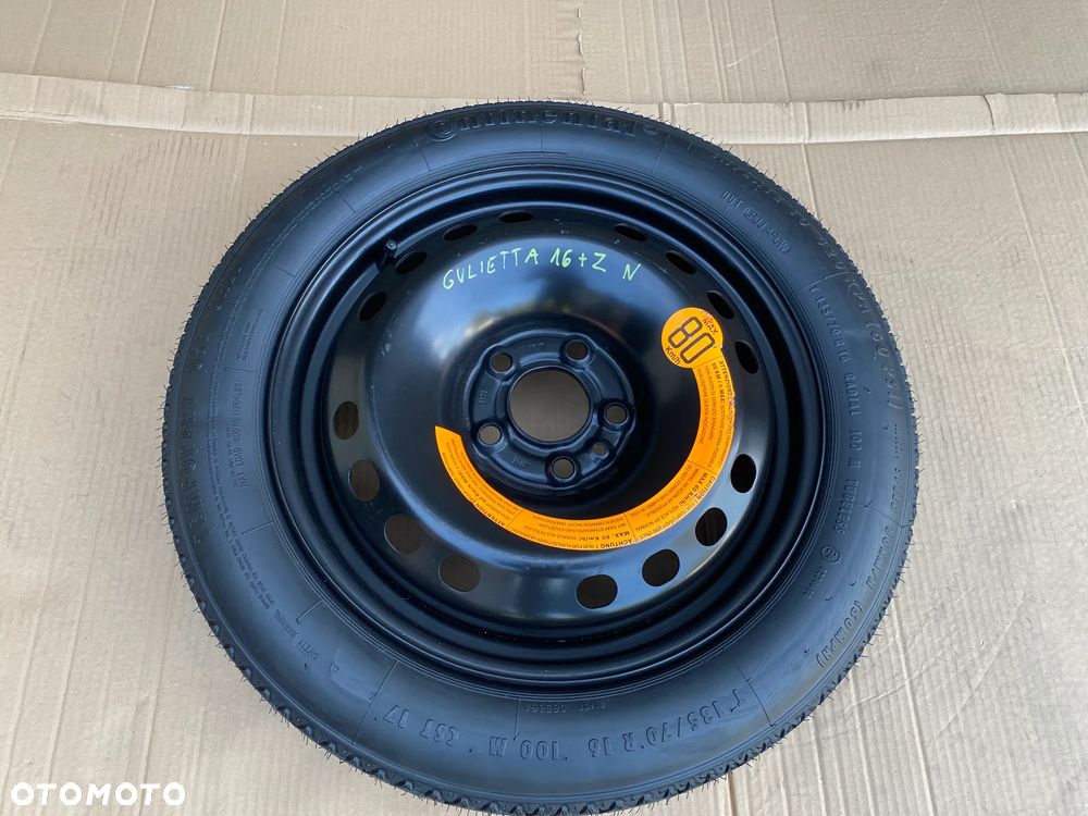 ORGINAŁ Koło dojazdowe 16 ALFA  ROMEO GIULIETTA 10-20 + zestaw szybka wysyłka - 5