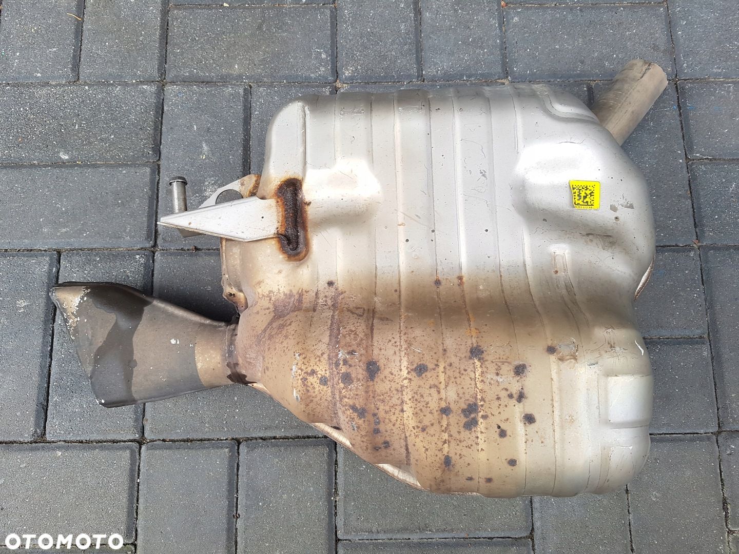 AUDI A6 C7 Lift prawy tłumik końcowy wydech 4G0253612AA - 1