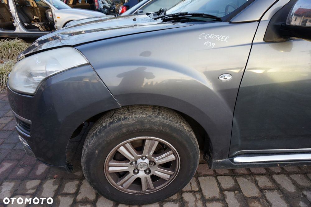 MASKA ZDERZAK BŁOTNIKI LAMPY C-CROSSER  A39 KTR  CITROEN 2007-2012 SZARY PRZÓD KOMPLETNY - 5