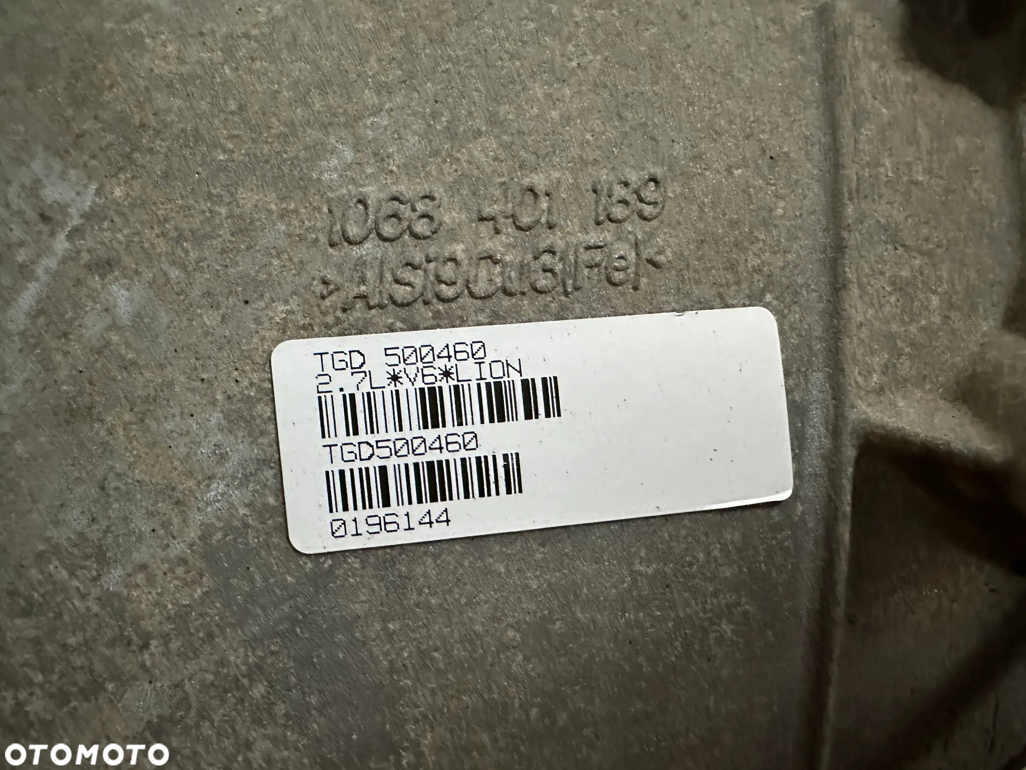 SKRZYNIA BIEGÓW LAND ROVER RANGE ROVER 2.7 TD 05' 6HP-26 T6GDS00460 - 3