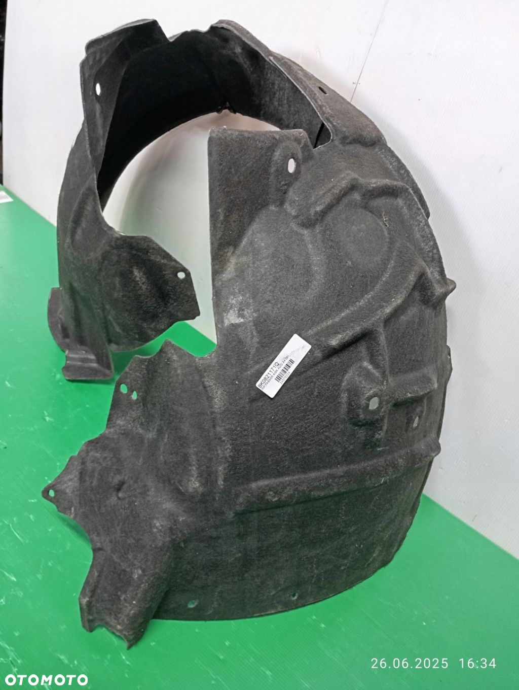 NADKOLE LEWY PRZÓD AUDI A4 B8 08-11 MATERIAŁ 8K0821171 - 2