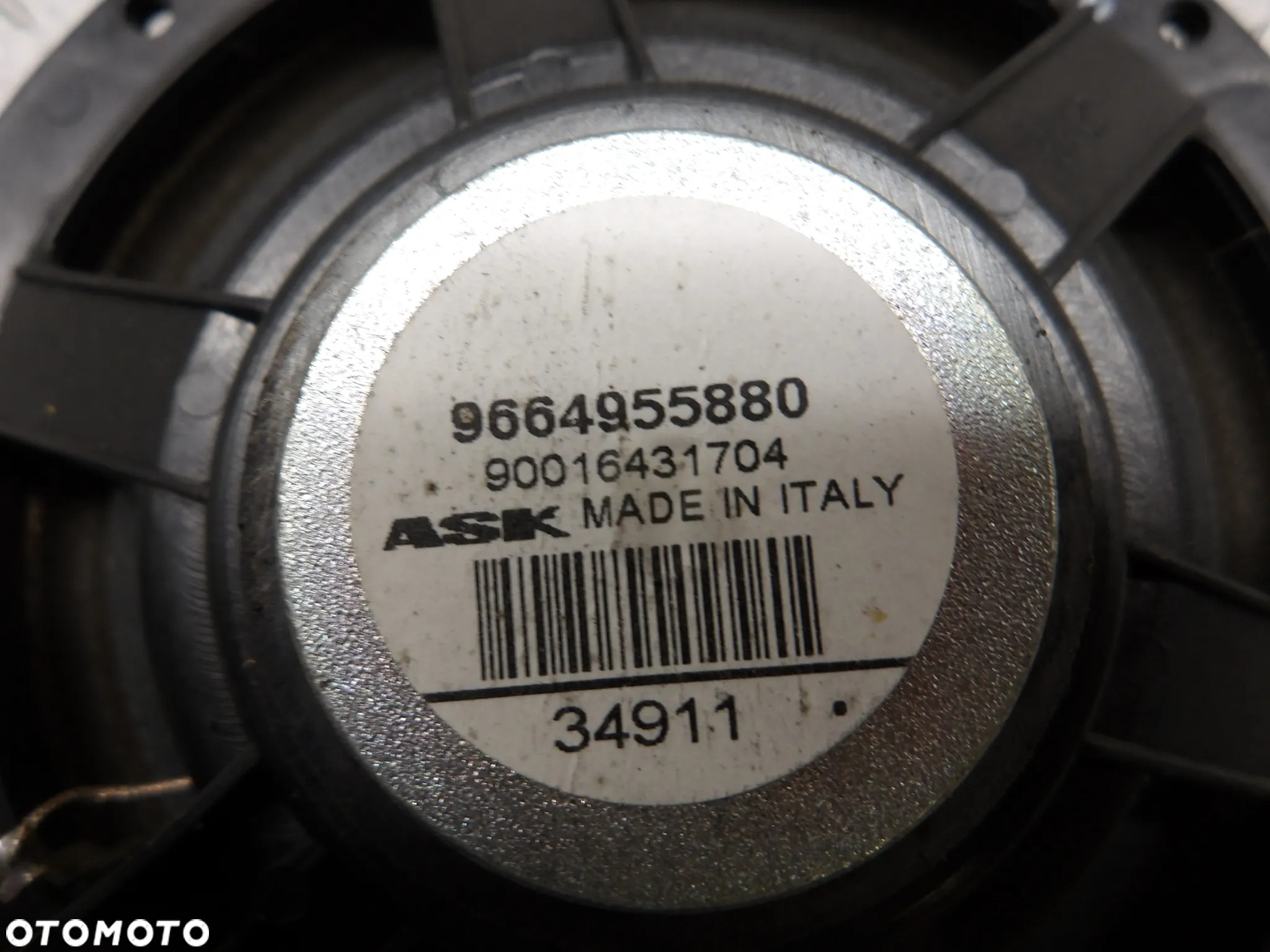 CITROEN C4 GRAND PICASSO LIFT 06-13 1.6 E-HDI GŁOŚNIK PRAWY LEWY PRZÓD TYŁ 9664955880 - 5