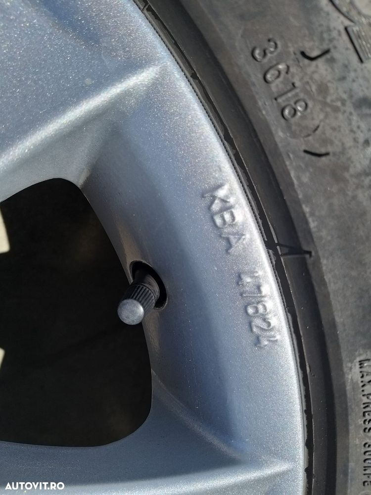 Set jante aliaj cu anvelope r16 205/55r16 ford focus 2 kba47824 - 4