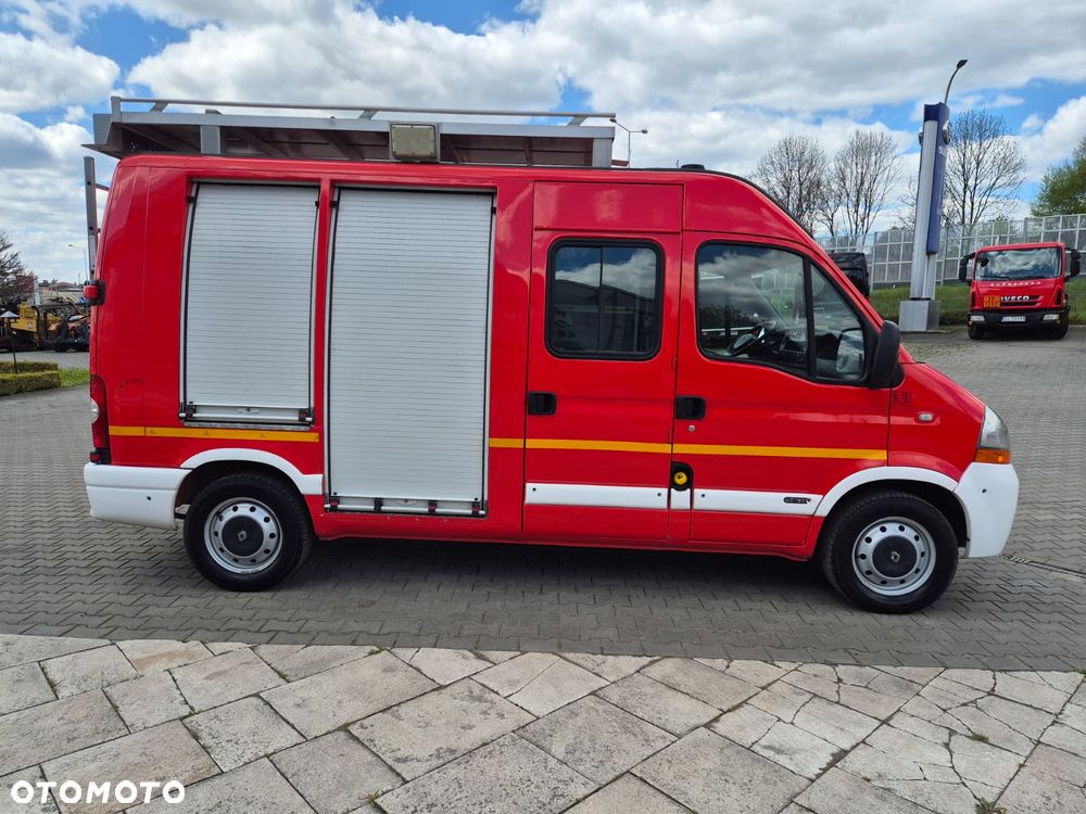 Renault Master 2.5 DCi 120 / STRAŻ POŻARNA / AUTO POŻARNICZE / 4 MIEJSCA / BEZWYPADKOWY / ORYGINALNY PRZEBIEG / DRABINA / ORYGINALNA ZABUDOWA / IDEALNY DO OSP LUB PSP / STAN IDEALNY - 6