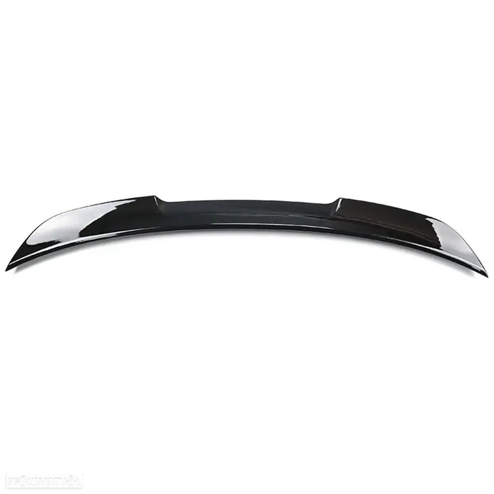 Aileron / Lip / Spoiler Traseiro Para BMW E60 2003-2010 M4 Look em preto piano brilhante em plástico ABS - 1