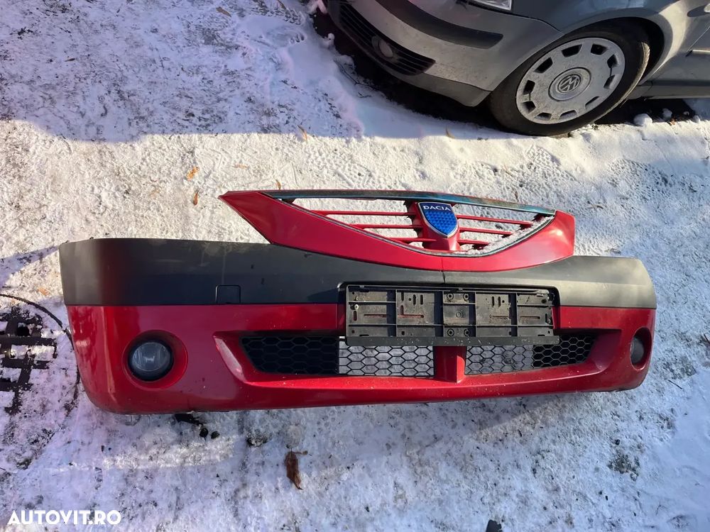Bara fata completa Dacia Logan 1 rosu passion 2004-2009 - 8