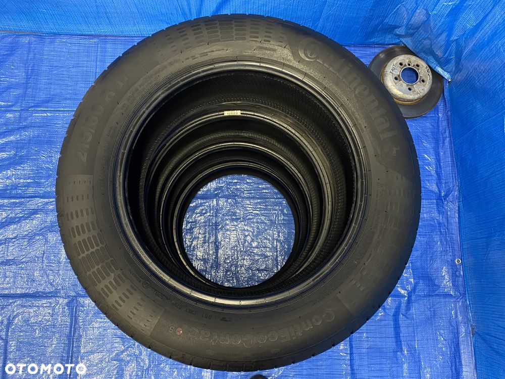OPONA 17 OPONY LETNIE LATO KOMPLET OPON 4SZT CONTINENTAL CONTI ECOCONTACT 5  215/60R17 96H BIEŻNIK 6,3mm - 10