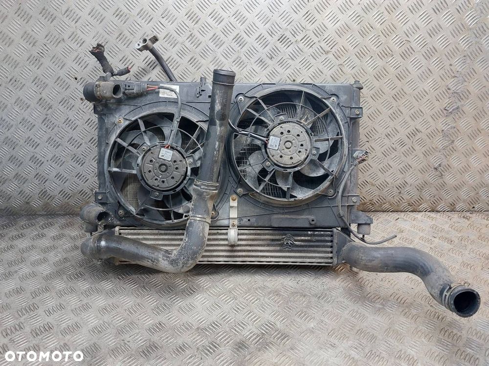 CHŁODNICE KOMPLET + WENTYLATORY FORD GALAXY MK1 FL 1.9 TDI 7M3820411A - 1