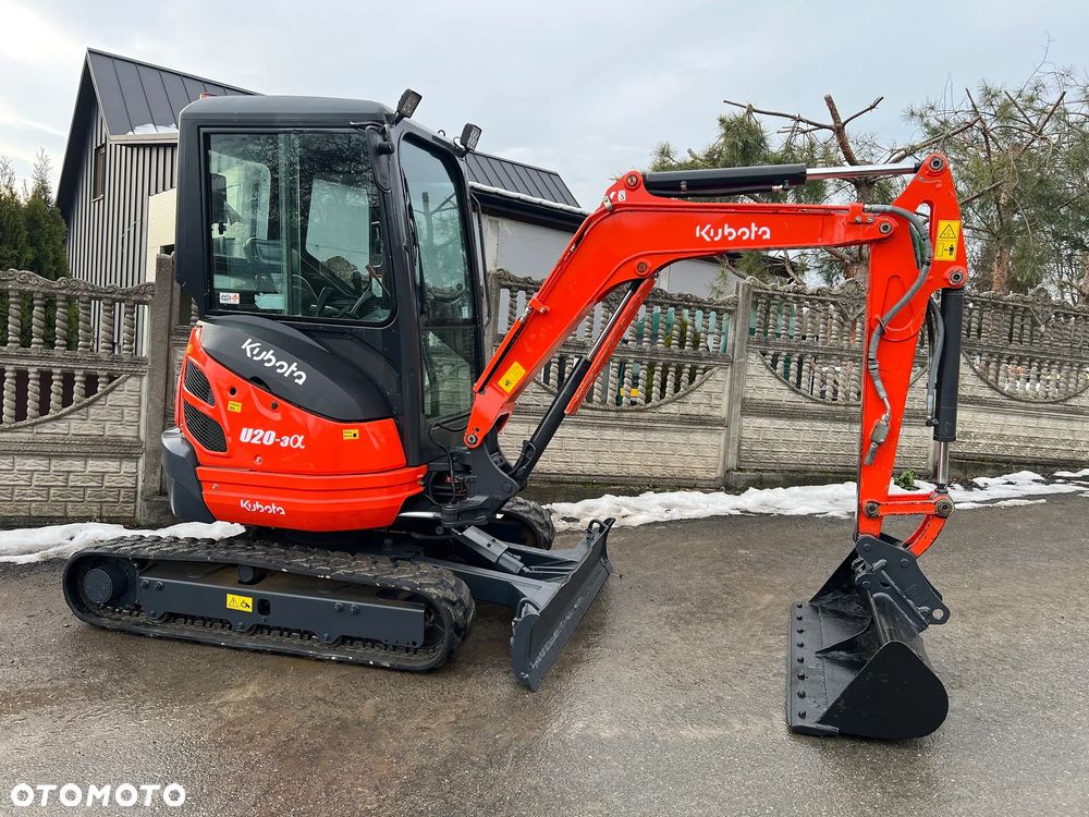 Kubota U20-3α * Minikoparka Kubota U20-3 * Zerowy Obrys * 2,5 Tony * Stan IDEALNY * - 1