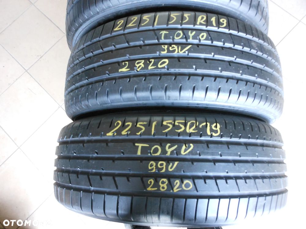 Opony 225/55r19 toyo proxes r46a 7,7mm  lato komplet - 2