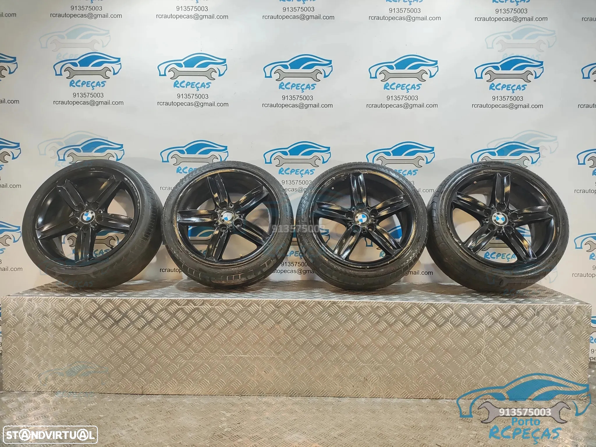 Jantes Originais 18" BMW Pack M Style 208 - 5x120 - 7,5J / 8J | ET49 / ET49 - Jante | Dupla Medida | 18 Polegadas | 7839305 | 8036939 | 803694 | 5 x 120 | 208M | E81 | E82 | E87 | E88 | F20 | F21 | Original | Originais | Serie 1 - 3