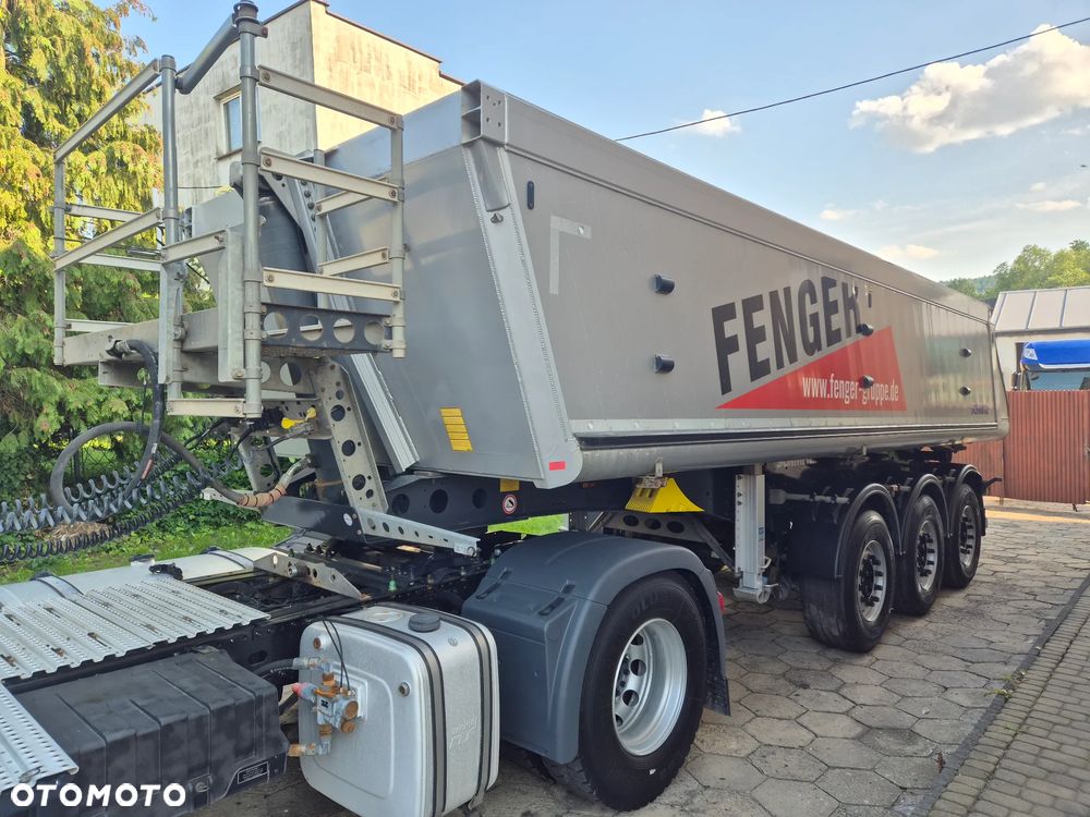 Schmitz Cargobull Waga: 5163kg SKI 24 SL 7.2 / z Niemiec / Podnoszona oś / Aluminiowa wywrotka / KOMPLET Z MAN TGX 470 - 39
