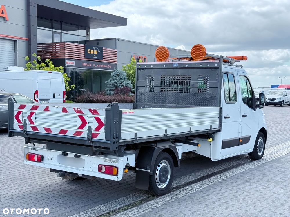 Opel Movano 130 CDTI Doka Brygadówka 6-miejsc Wywrotka 3-stronna Salon PL - 6