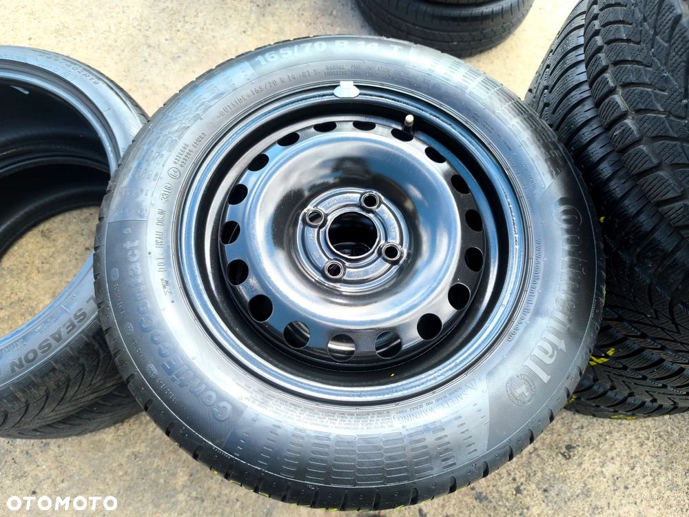 165/70R14 81T Opony Letnie Lato CONTINENTAL ContiEcoContact 5 7mm Legnica ALU-RAD 165/70 - 9