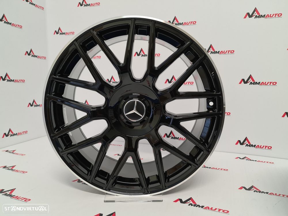 Jantes Look Mercedes C63S Preto Brilho 20 - 4