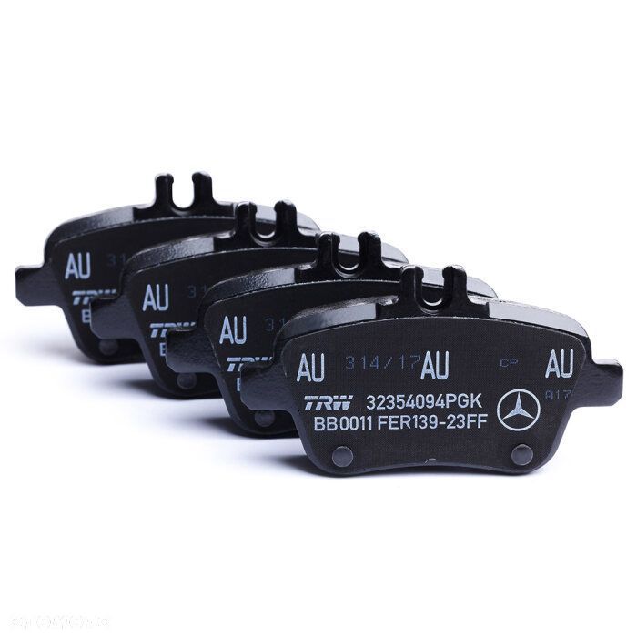 MERCEDES A-klasa W176 B-klasa W246 CLA W117 klocki hamulcowe tylne oryginal - 1