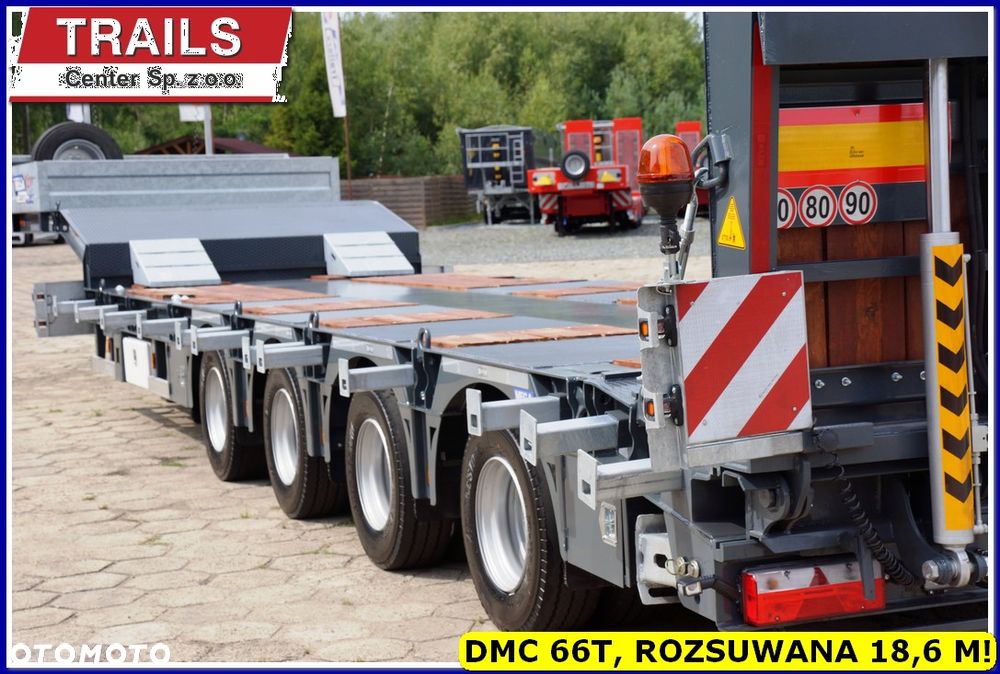 Inny Niska podłoga 4-osie, rozciągana dł. 18,60 m,  własne PTO, NAJAZDY HYDRAULICZNE. !!! - 41