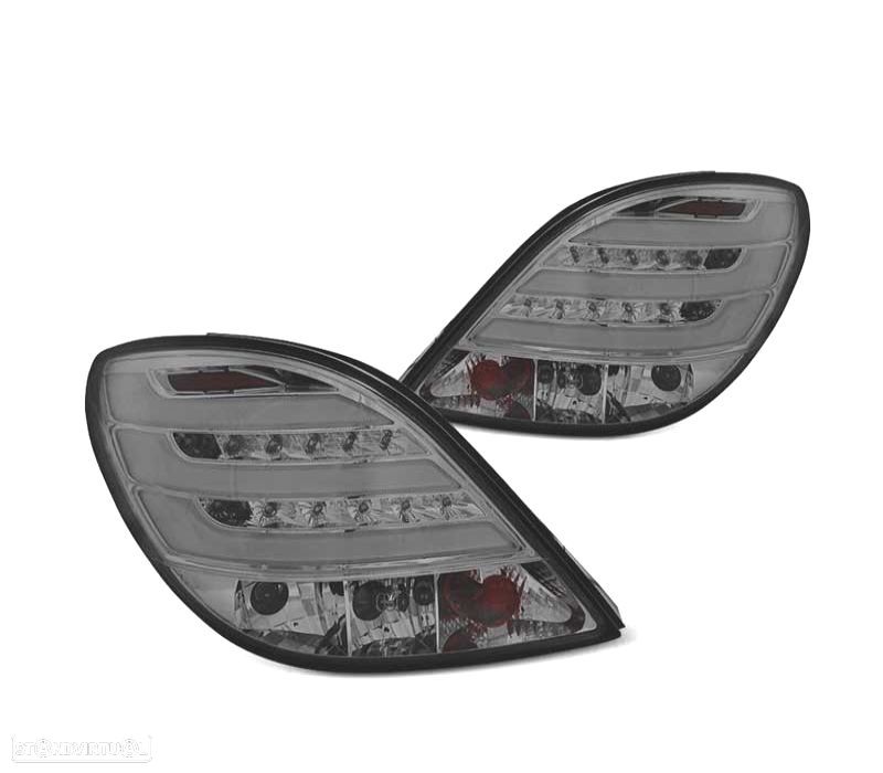 FAROLINS TRASEIROS LED PEUGEOT 207 06-09 FUMADO - 4