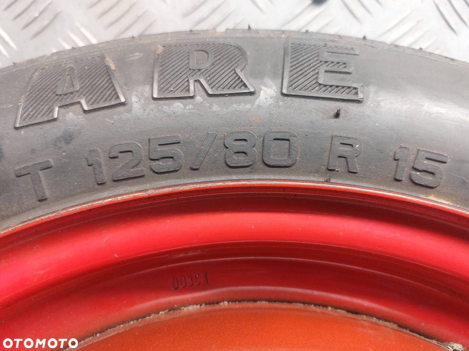 KOŁO ZAPASOWE ZAPAS 4JX15 ET40 FI63.4 4X108 125/80R15 FORD FOCUS MK1 - 4