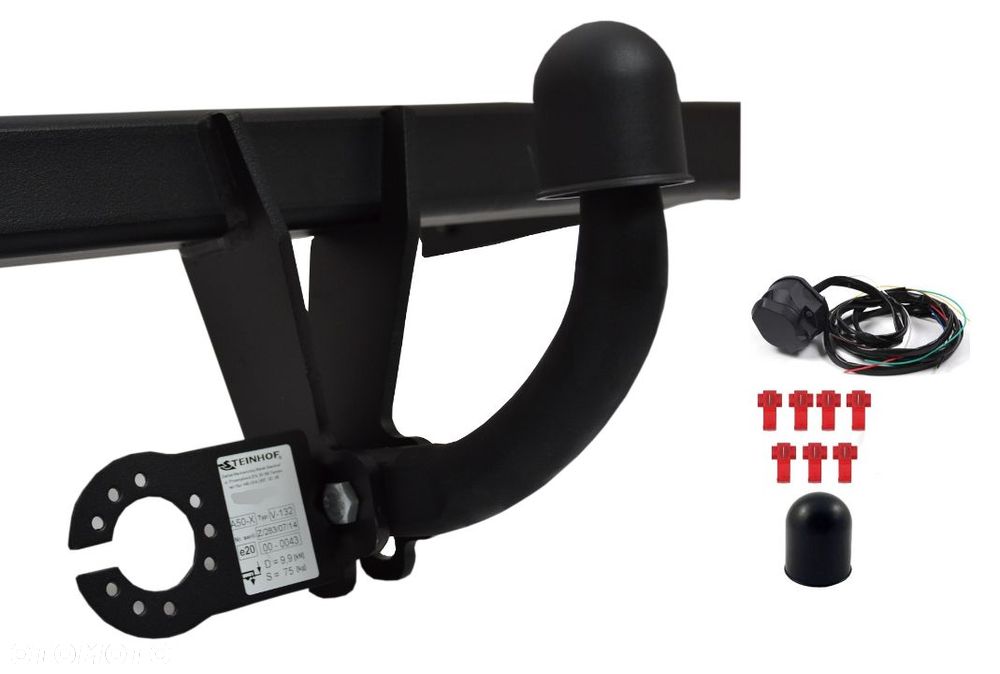 Hak holowniczy + WIĄZKA 7PIN do BMW Seria 7 E38 Sedan od 1994 do 2001 - 1